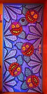 Fresque au bar Le Balou, street art, Agathon