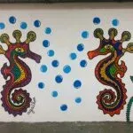 Fresque Hôpital Necker, street art, 2023, Agathon