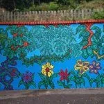 Fresque rue de la Vigne de Lozère, Palaiseau, street art, 2021, Agathon