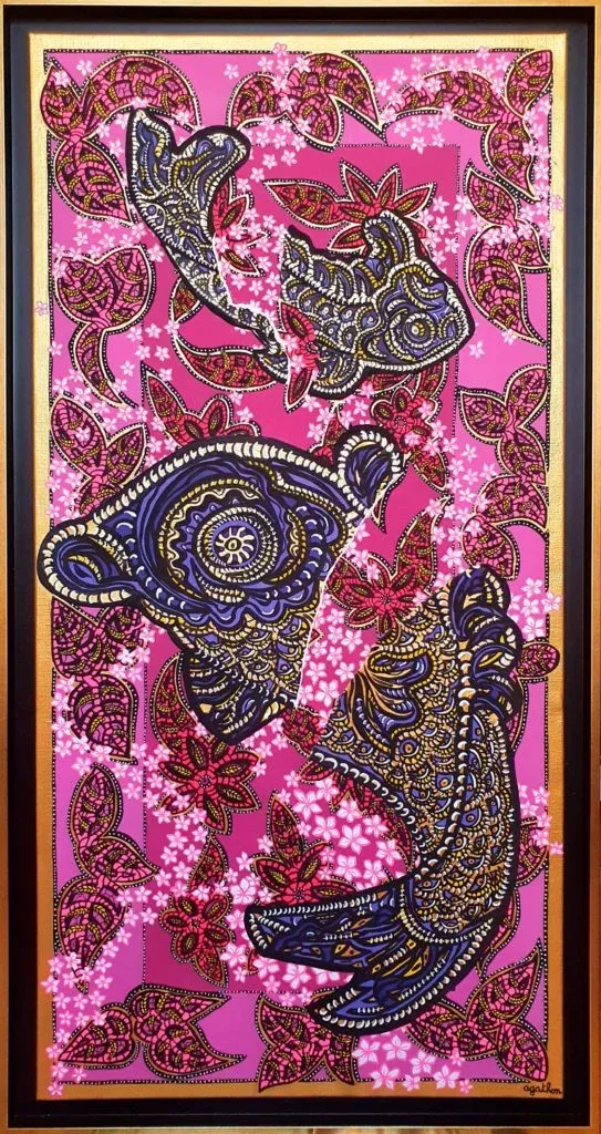 Fukushima, peinture, 2020, Agathon