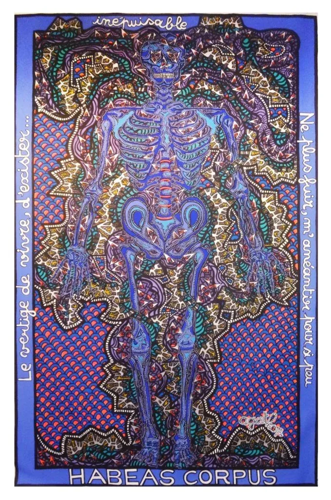 Habeas Corpus, peinture, 2017, Agathon