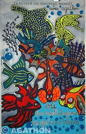 Le nouveau monde, peinture, 2007, Agathon