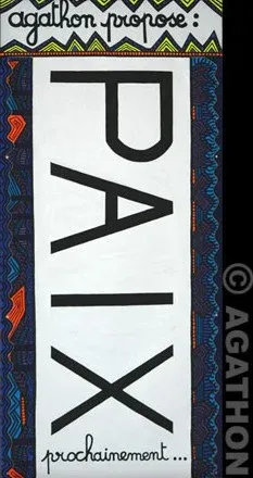 Paix, peinture, 2006, Agathon