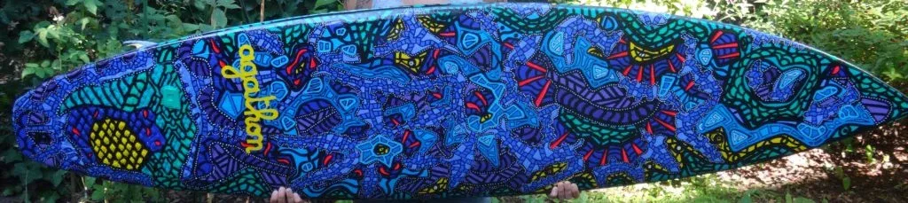 Surf'Agathon, peinture, 2019, Agathon