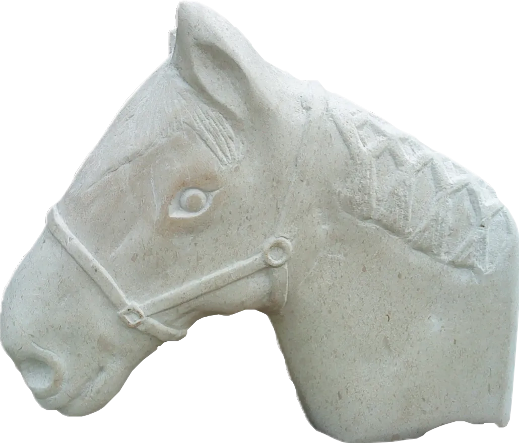 Tete De Jument, sculpture, Daniel Gerussi